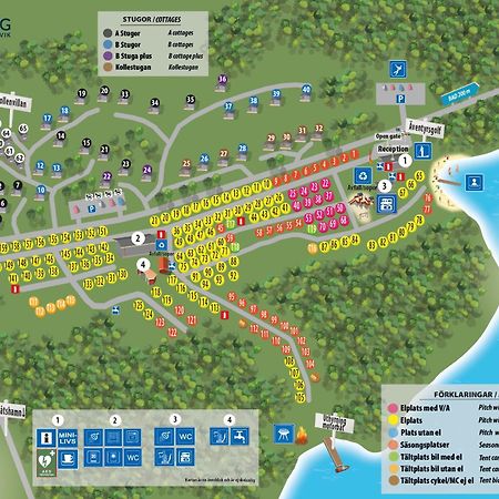 קרלסהאמן Kolleviks Camping Och Stugby מראה חיצוני תמונה