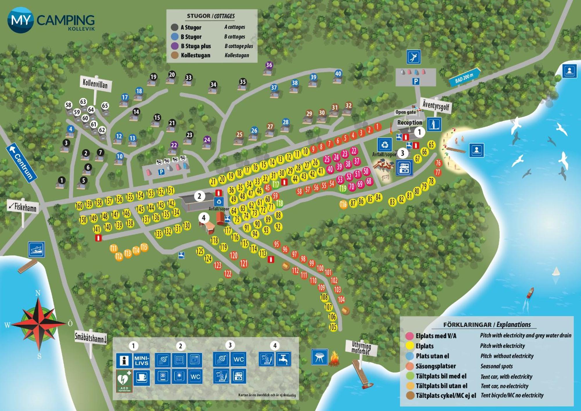 קרלסהאמן Kolleviks Camping Och Stugby מראה חיצוני תמונה